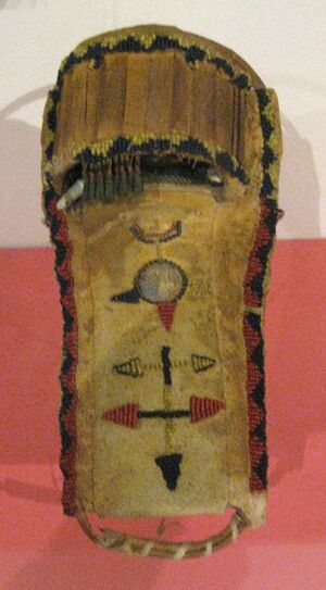 Wh mtn apache doll cradleboard heard