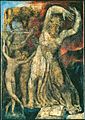 William Blake - Moses Indignant at the Golden Calf