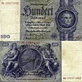 100 Reichsmark note Issued 24 June 1935