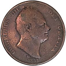 1831 William IV penny