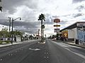 2015-11-04 11 14 37 View south from the north end of Nevada State Route 582 (Fremont Street) in downtown Las Vegas, Nevada