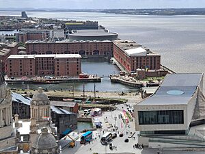 Aerial view of Liverpool waterfront 2