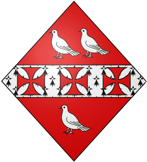 Arms of Elizabeth Hamilton, Baroness Hamilton of Hameldon