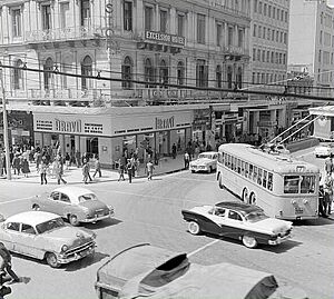 Athens, Omonia Square at 60s