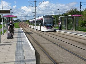 Bankhead Tram Stop on the Edinburgh Tram Route (geograph 5499699).jpg