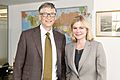 Bill Gates and Justine Greening June 2015