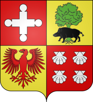 Blason ville fr Bussunarits-Sarrasquette (Pyrénées-Atlantiques)