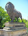 Buffalo statue at Dumbarton Bridge.JPG