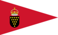 Burgee of the Royal Fowey Yacht Club