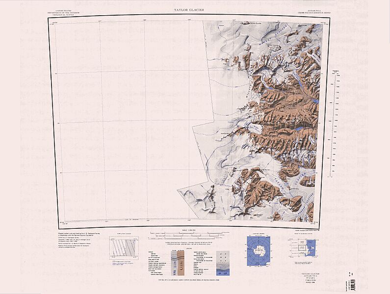 C77198s1 Ant.Map Taylor Glacier