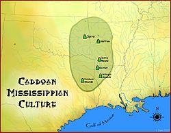 Caddoan Mississippian culture map HRoe 2010.jpg