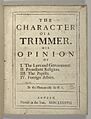 Character of a Trimmer
