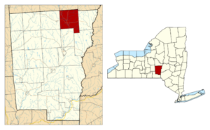 Chenango County NY Sherburne town highlighted.svg