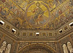 Christ in majesty florence baptistry
