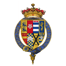 Coat of arms of Sir Robert Dudley, 1st Earl of Leicester, KG