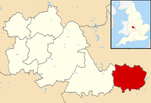 Shown within the West Midlands county