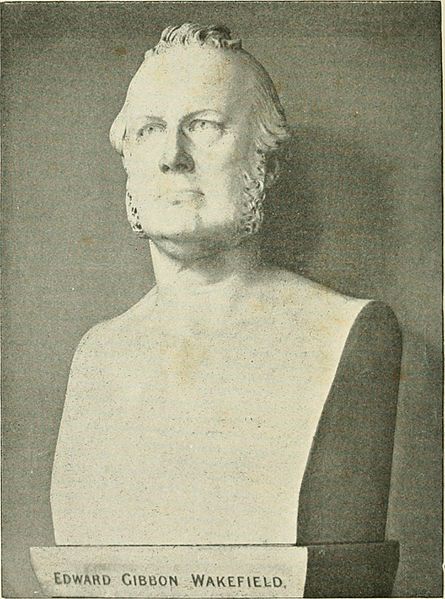 Edward Gibbon Wakefield bust
