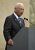 Ehlers speaking at D-Day anniversary