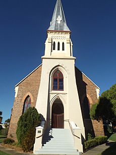 Entrance to St Stephen's Church at Ipswich, Queensland