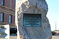 Erie and Kalamazoo Railroad historical marker Adrian Michigan