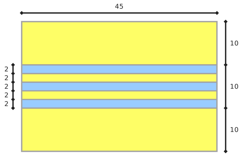 Flag of Cochinchina 1946 (construction)