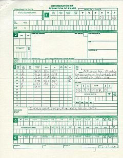 Form SSA-2795 in 1978