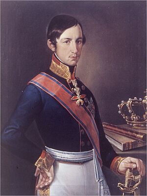 Francesco V d'austria este Duca Modena young