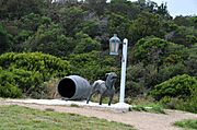 GUARD DOGS AT EAGLEHAWK NECK, TASMANIA
