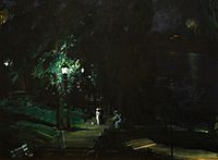 George Wesley Bellows - Summer Night, Riverside Drive (1909)