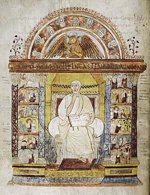 Gospels of Saint Augustine, Cambridge, Corpus Christi College, Ms. 286, fol. 129v