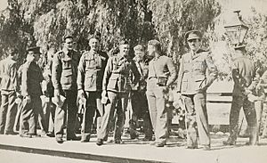 Group photo of members of 2-1 Heavy Battery in 1941