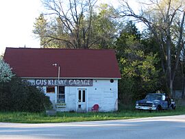 Gust Klenke's garage Gills Rock, Door County, Wisconsin