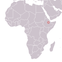 Herto, Ethiopia ; Homo sapiens idaltu 1997 discovery map