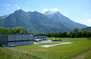 Hubschrauberlandeplatz Balzers Liechtenstein