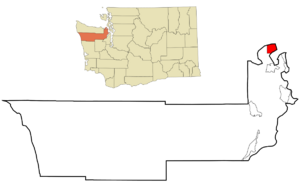 Location of Port Townsend, Washington