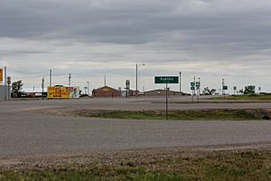 Sign on South Dakota Highway 73