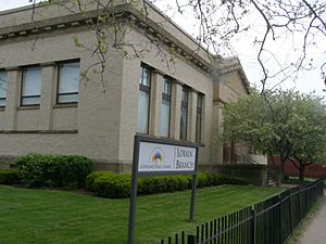 Lorain Ave Carnegie Library in the City of Cleveland, Ohio