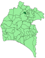 Map of Jabugo (Huelva)