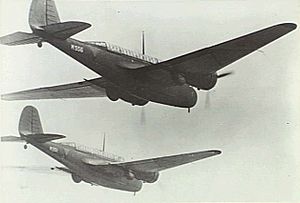 Martin 166 bombers ML-KNIL over Malaya 1942