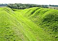 Massage defensive ditch at Rispain Settlement - geograph.org.uk - 1552524
