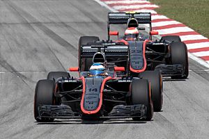 McLaren duo 2015 Malaysia Race