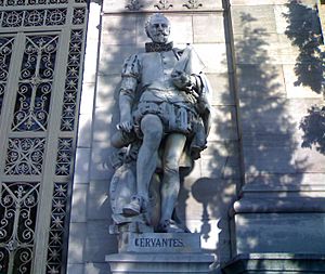 Miguel de Cervantes at the National Library