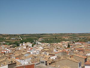 View of Minglanilla from the castle