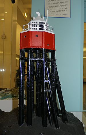 Model of original Smalls Lighthouse