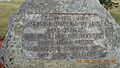 Monument where soldiers departed to begin the American Revolutionary War (close-up)