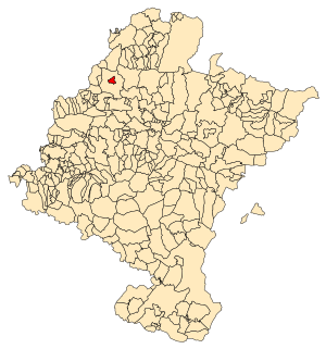 Navarra - Mapa municipal Lekunberri