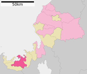 Location of Obama in Fukui Prefecture