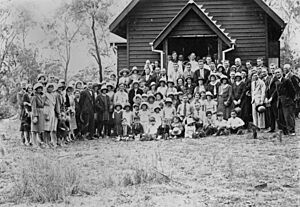 Opening of the Holy Spirit Church of England, Hivesville, 1932