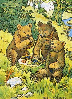 Petherick - Three Picnicking Bears