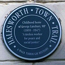 Plaque on home of George Lansbury - geograph.org.uk - 65869